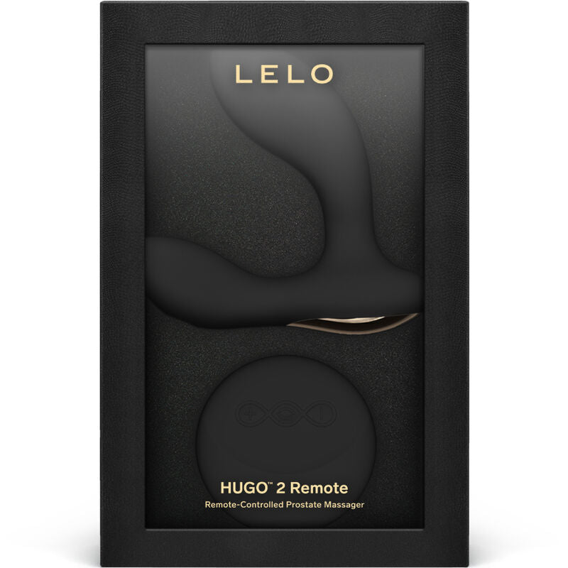 LELO - HUGO 2 MASAJEADOR DE PRÓSTATA CONTROL REMOTO NEGRO