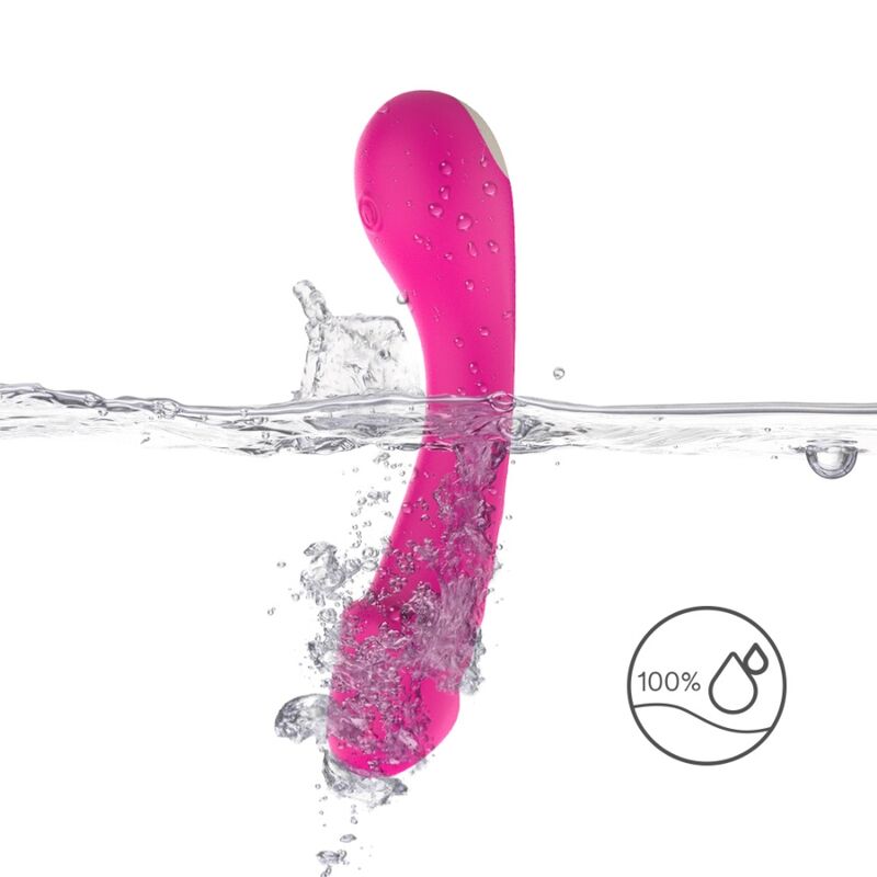 ARMONY - VIBRADOR DILDO PARA PONTO G EM SILICONE FÚCSIA