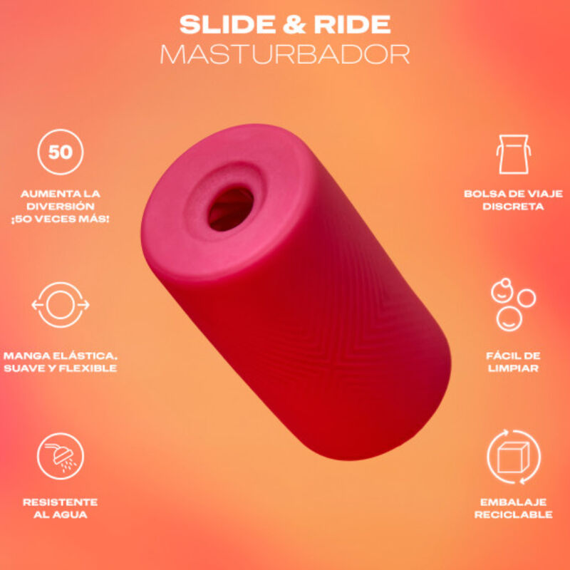 DUREX - MASTURBADOR DE BRINQUEDO PARA ESCORREGAR E PASSEAR