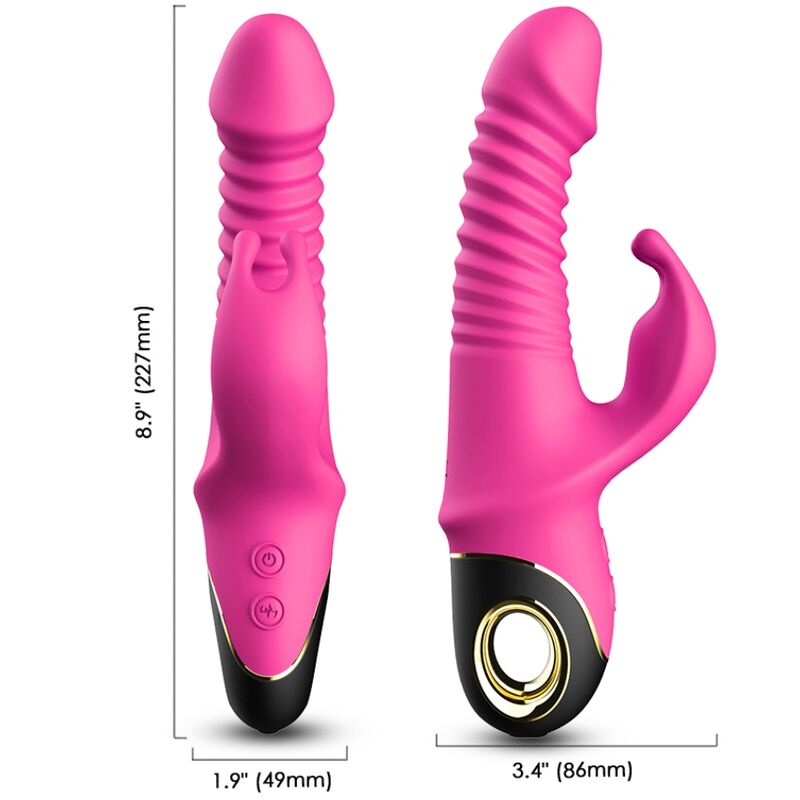ARMONY - ZING DILDO VIBRATOR RABBIT FÚCSIA