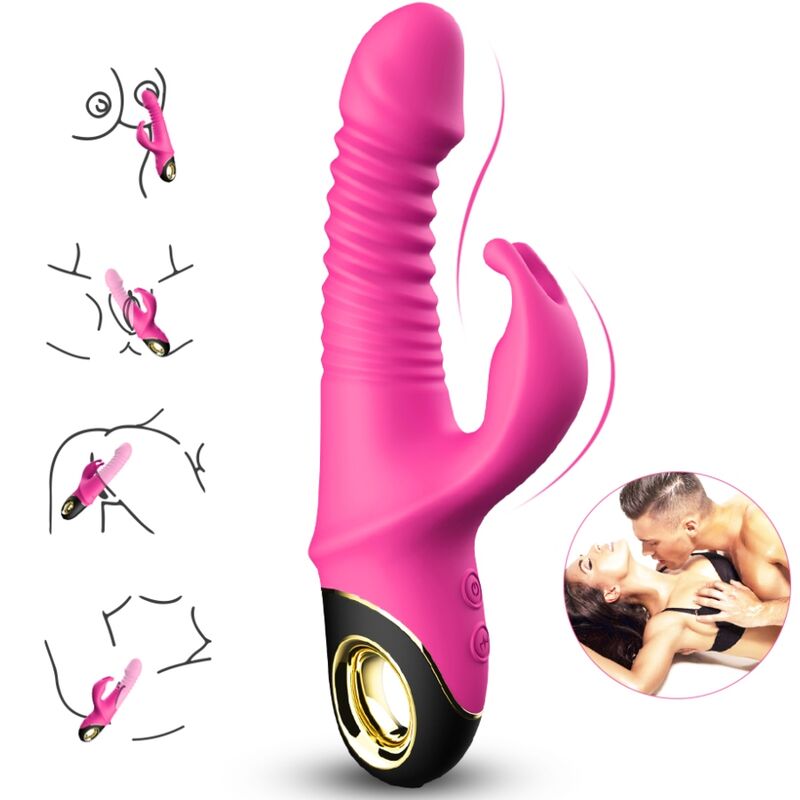 ARMONY - ZING DILDO VIBRATOR RABBIT FÚCSIA