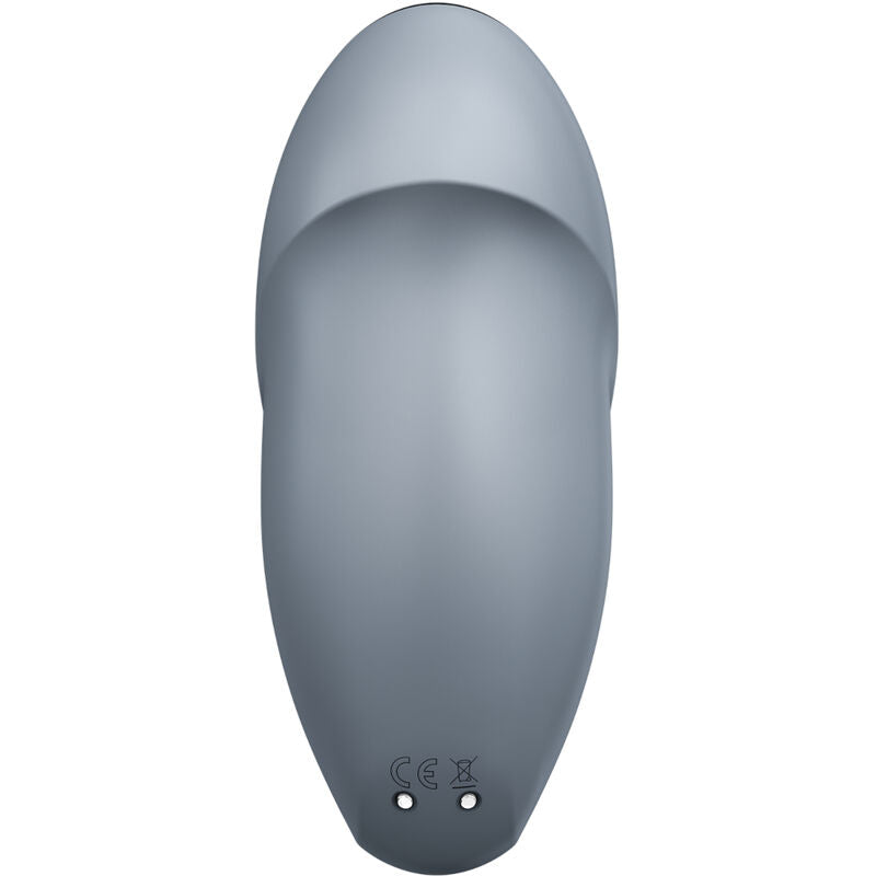 SATISFYER - TAP &amp; CLIMAX 1 VIBRADOR DE APLICACIÓN GRIS