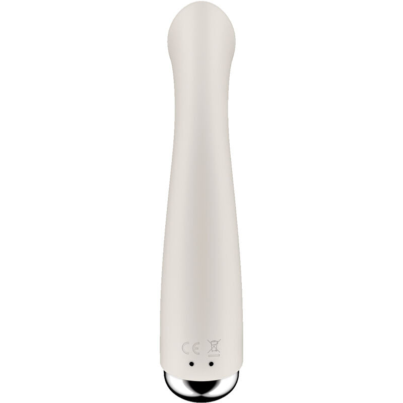 SATISFYER - VIBRADOR ROTATORIO SPINNING G-SPORT 1 BEIGE