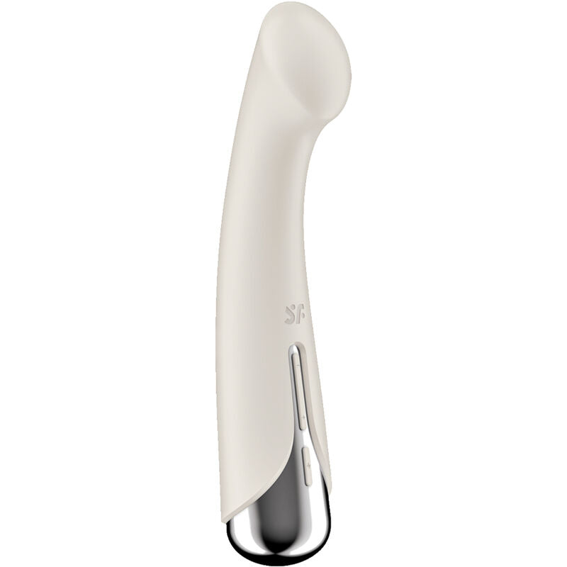 SATISFYER - VIBRADOR ROTATORIO SPINNING G-SPORT 1 BEIGE
