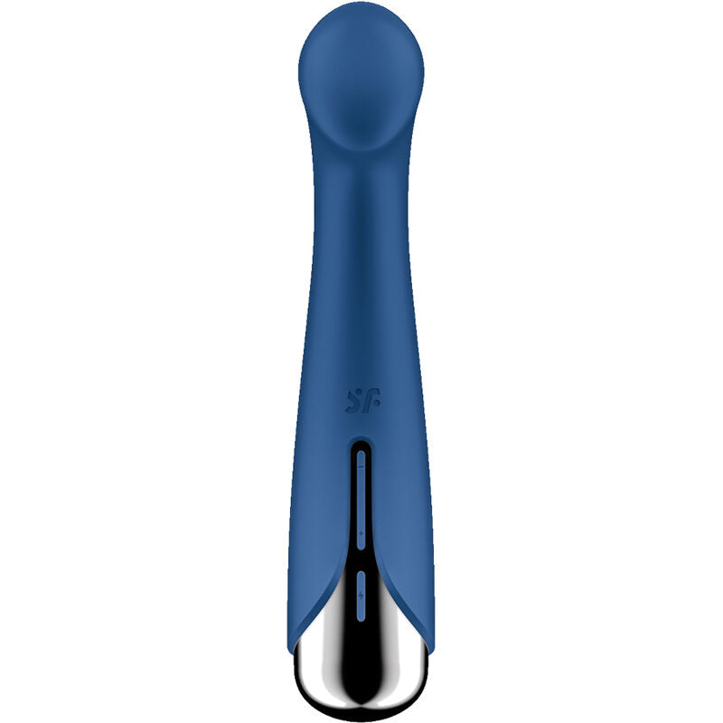 SATISFYER - VIBRADOR ROTATORIO SPINNING G-SPORT 1 AZUL