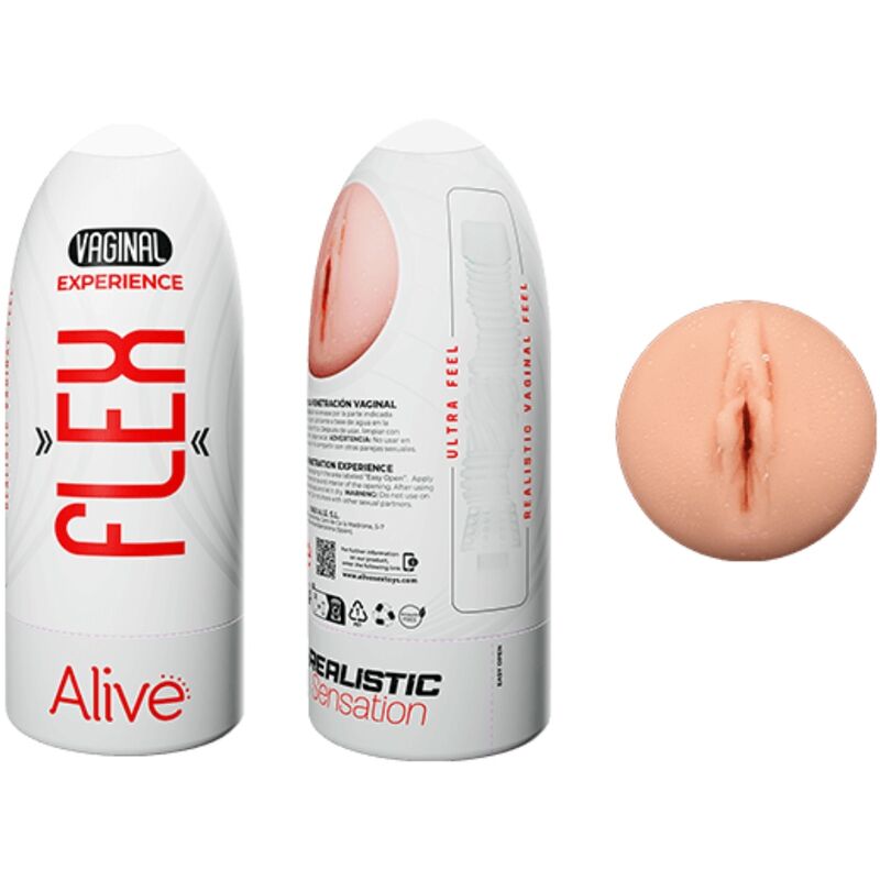 ALIVE - FLEX MALE MASTURBADOR VAGINAL TAMANHO M