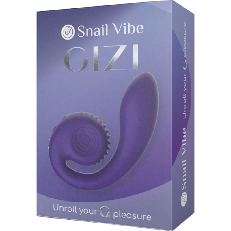 SNAIL VIBE - GIZI DUAL STIMULATOR ROXO