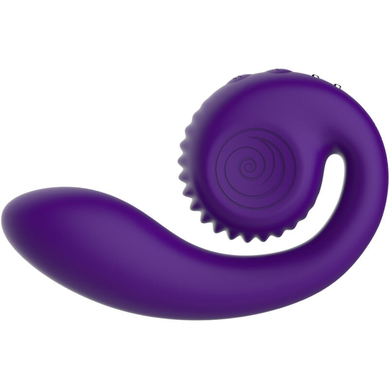 SNAIL VIBE - GIZI DUAL STIMULATOR ROXO