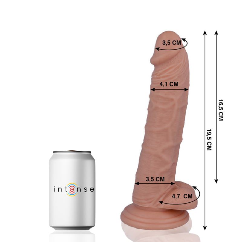 MR INTENSE - 15 PENE REALISTA 19.5 CM -O- 4.1 CM