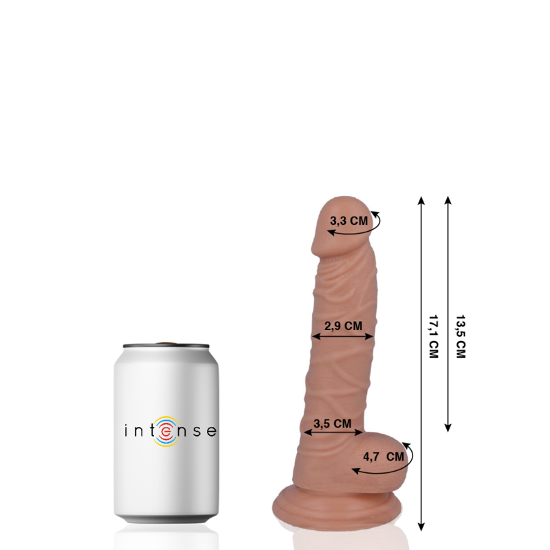 MR INTENSE - 7 PENE REALISTA 17.1 CM -O- 2.9 CM