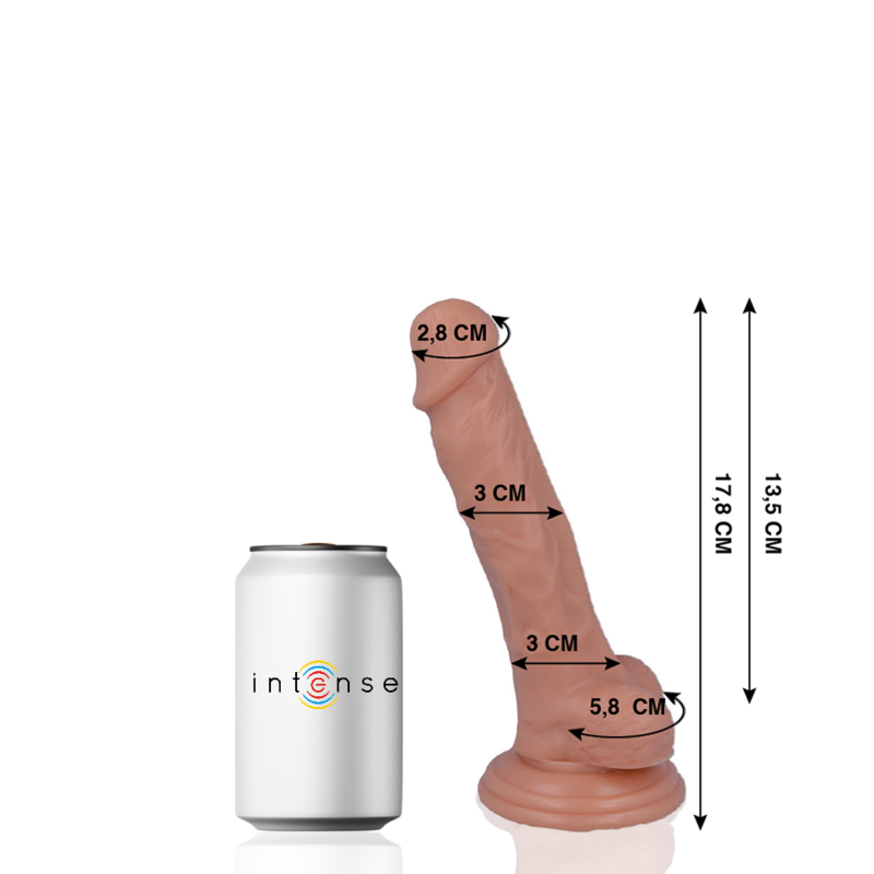 MR INTENSE - 9 PENE REALISTA 17.8 CM -O- 3 CM