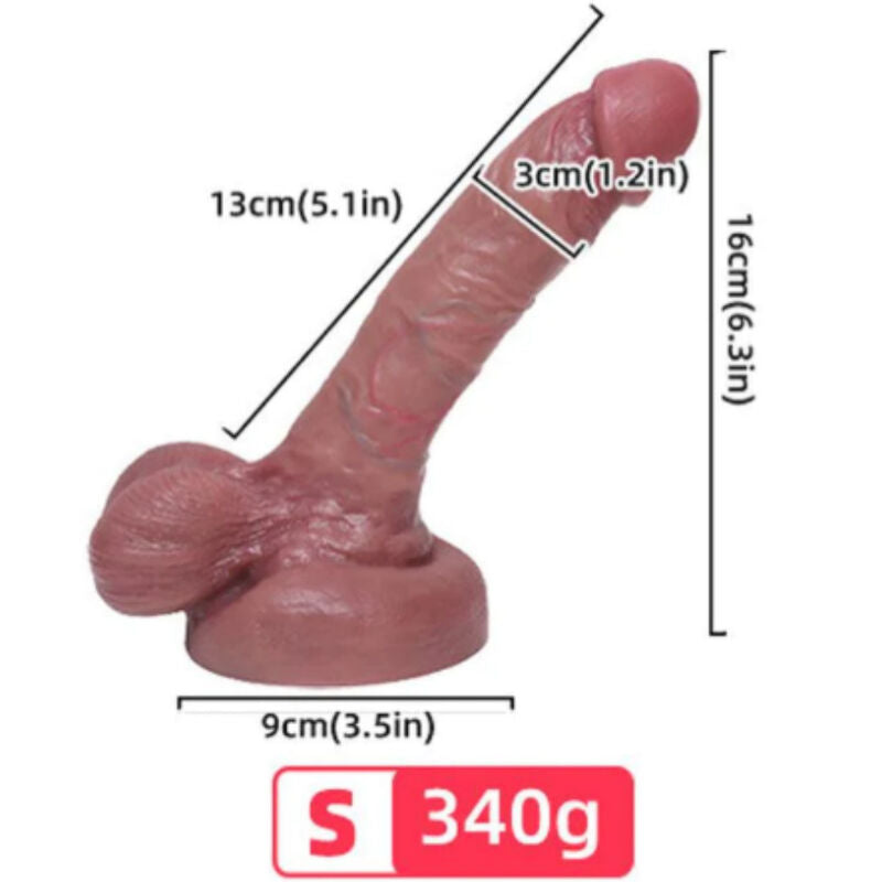 ARMONY - DILDO DE SILICONE LÍQUIDO REALISTA DE 13 CM