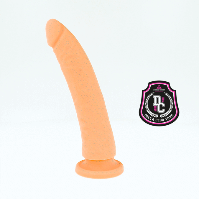 DELTA CLUB - BRINQUEDOS DILDO NATURAL DE SILICONE MÉDICO 20 CM -O- 4 CM