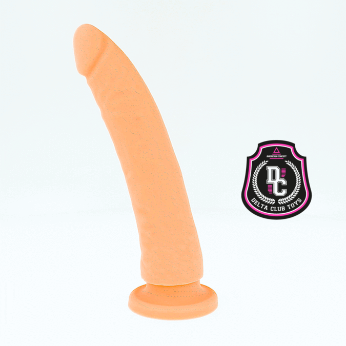 DELTA CLUB - BRINQUEDOS DILDO NATURAL DE SILICONE MÉDICO 23 CM -O- 4,5 CM