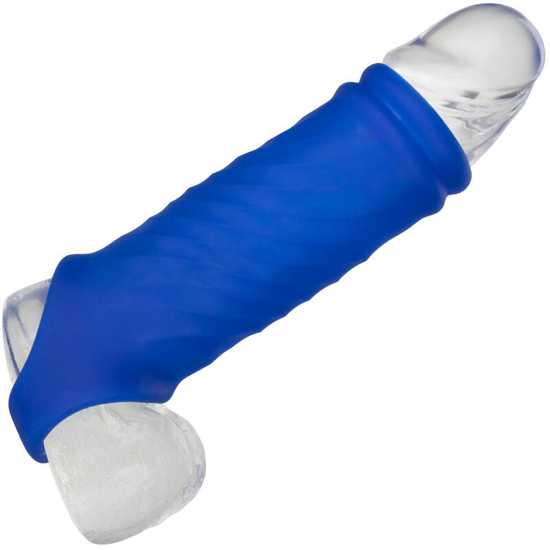 CALEXOTICS - ADMIRAL WAVE CAPA DE PÊNIS SILICONE LÍQUIDO AZUL