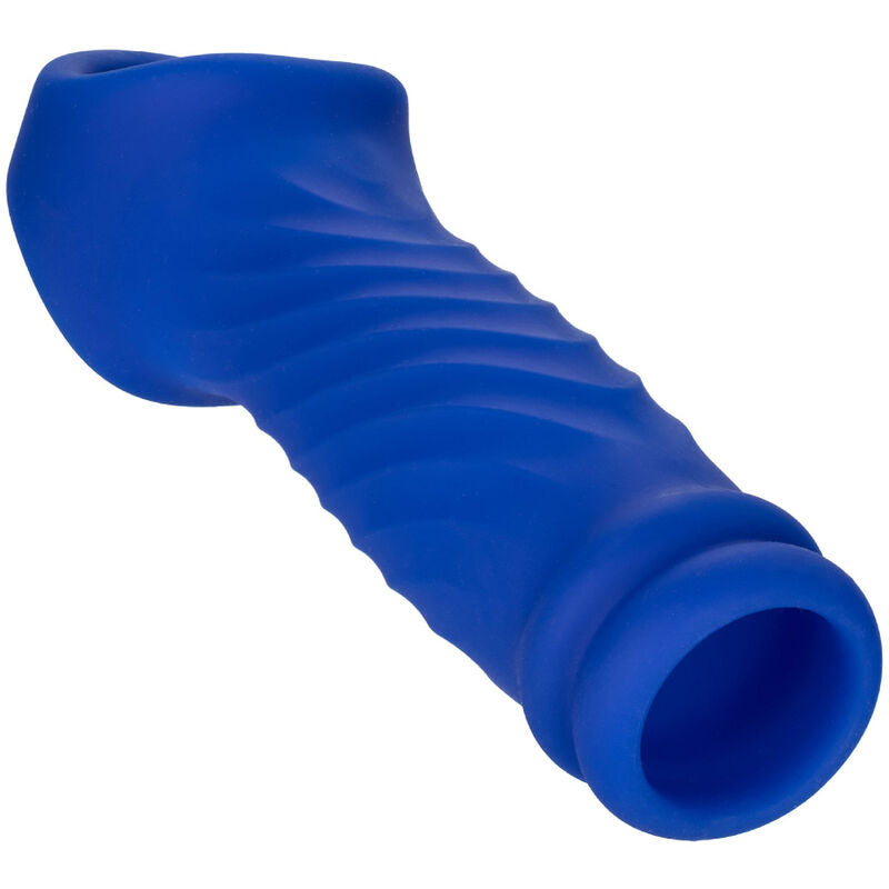 CALEXOTICS - ADMIRAL WAVE CAPA DE PÊNIS SILICONE LÍQUIDO AZUL
