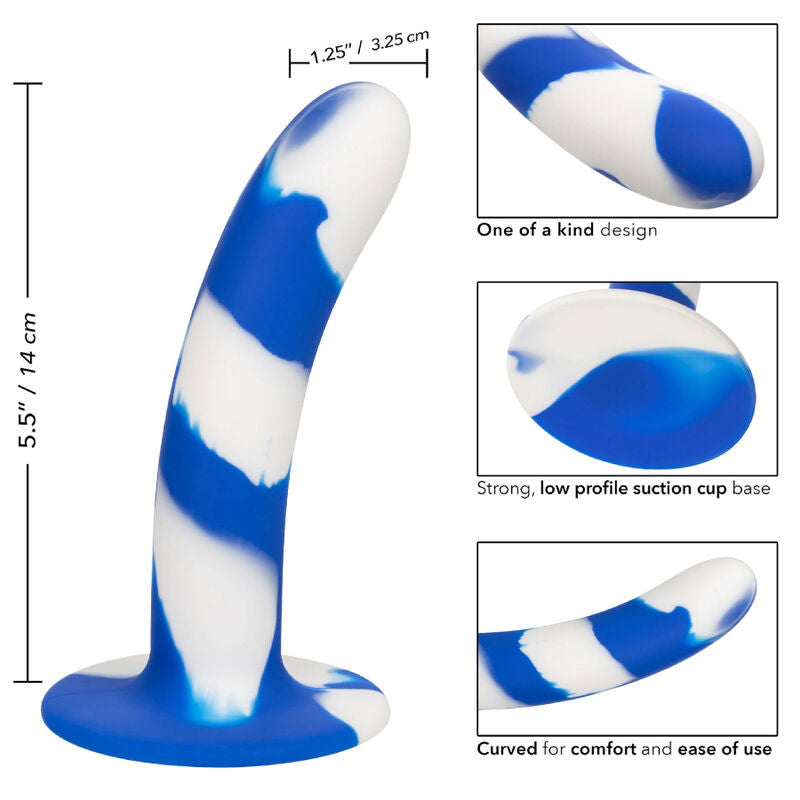 CALEXOTICS - DILDO FLEXÍVEL ADMIRAL SWIRL