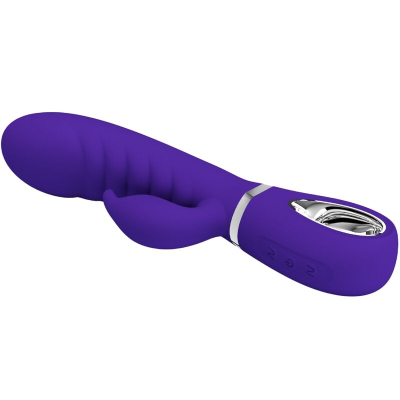 PRETTY LOVE - VIBRADOR MULTIFUNCIÓN PUNTO G PRESCOTT MORADO