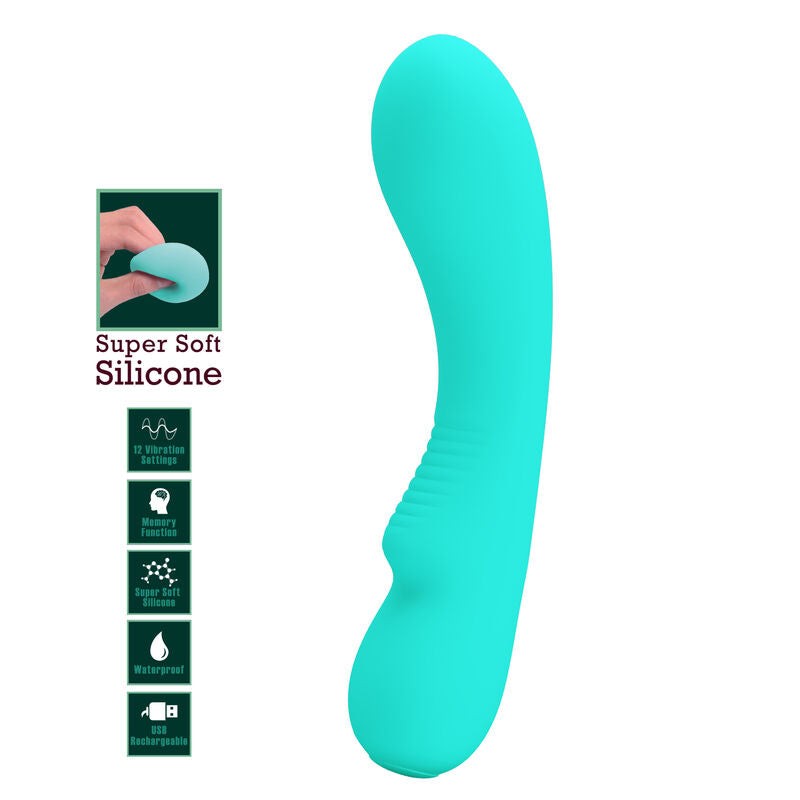 PRETTY LOVE - VIBRADOR RECARGABLE PRESCOTT VERDE AGUA