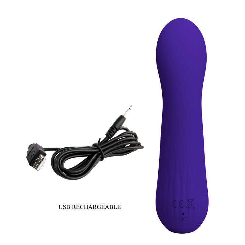 PRETTY LOVE - VIBRADOR RECARGABLE FAUN MORADO