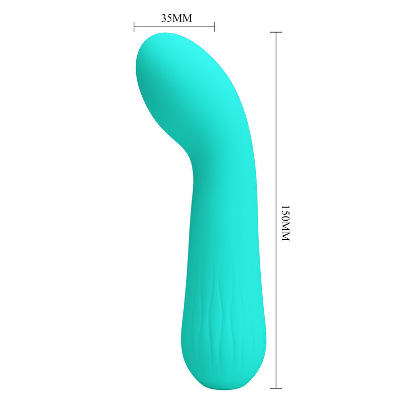 PRETTY LOVE - VIBRADOR RECARGABLE FAUN VERDE AGUA