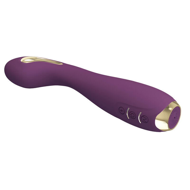 PRETTY LOVE - VIBRADOR ELECTROSHOCK HECTOR POR APP CONTROL MORADO