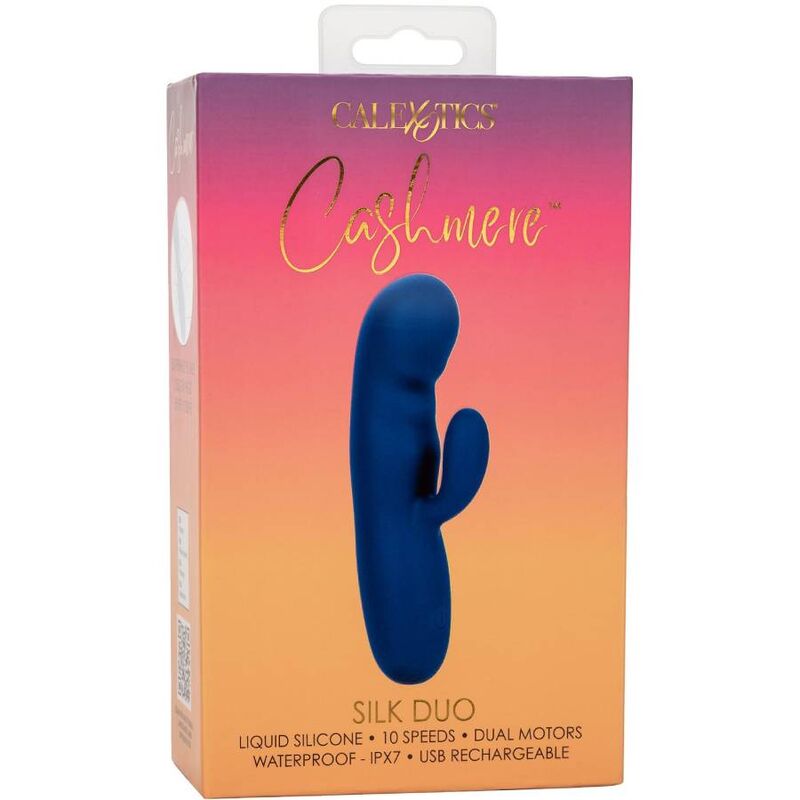 CALEXOTICS - DUO DE CASHMERE E SEDA AZUL