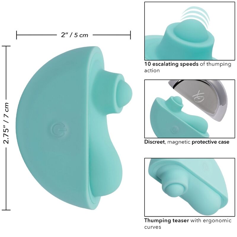 CALEXOTICS - ESTIMULADOR OVATION ACCLAIM VERDE-ÁGUA
