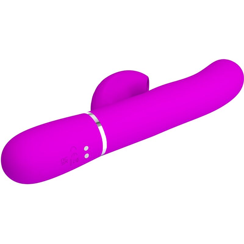 PRETTY LOVE - VIBRADOR PUNTO G MULTIFUNCIÓN 3 EN 1 PERLITA VIOLETA