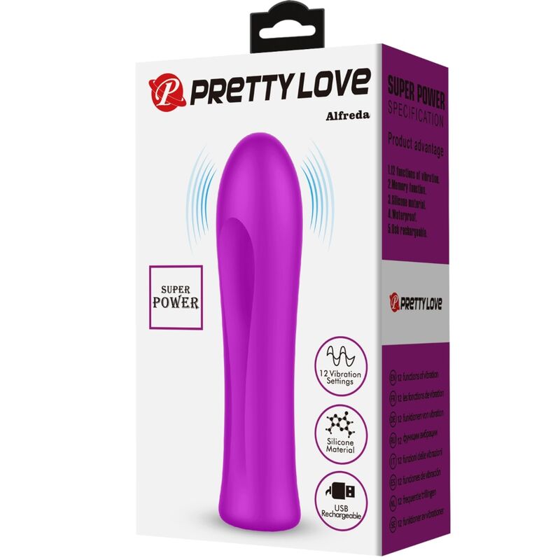 PRETTY LOVE - VIBRADOR SUPERPODEROSO ALFREDA VIOLETA