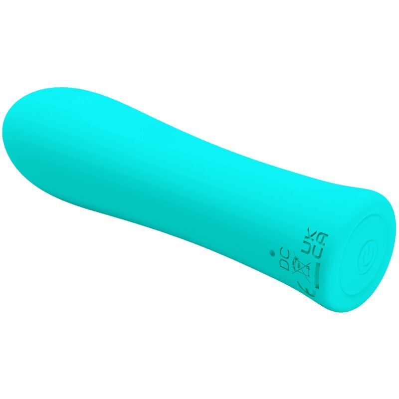 PRETTY LOVE - VIBRADOR SUPER POTENTE ALFREDA VERDE-ÁGUA