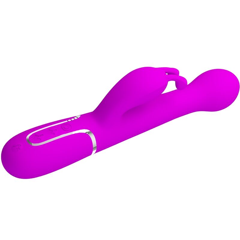 PRETTY LOVE - VIBRADOR DEJON RABBIT 3 EM 1 MULTIFUNCIONAL VIOLETA