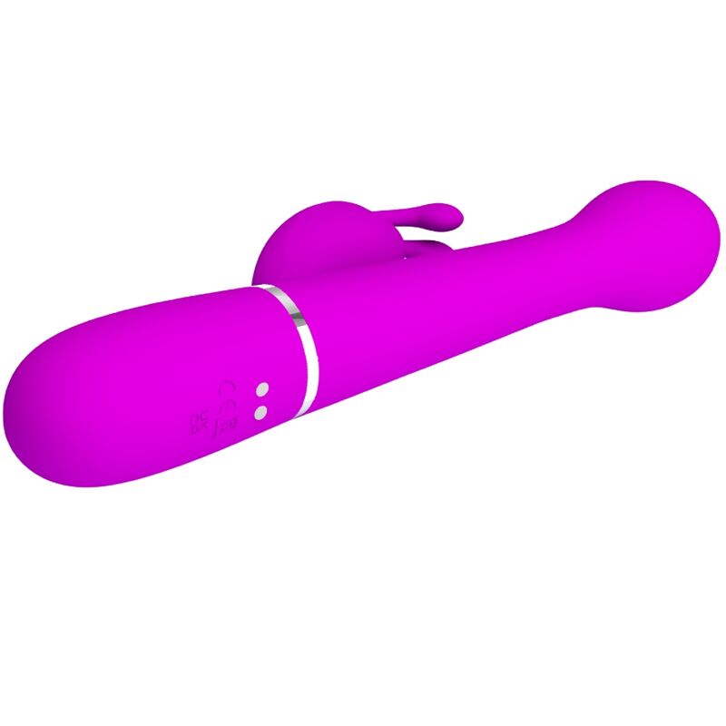 PRETTY LOVE - VIBRADOR DEJON RABBIT 3 EM 1 MULTIFUNCIONAL VIOLETA