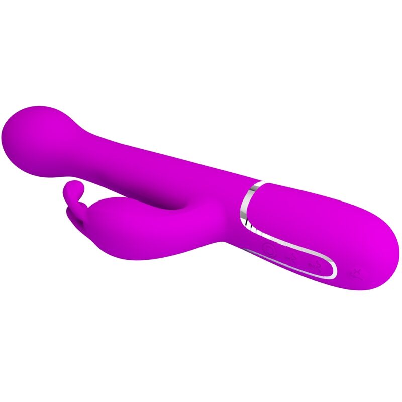 PRETTY LOVE - VIBRADOR DEJON RABBIT 3 EM 1 MULTIFUNCIONAL VIOLETA