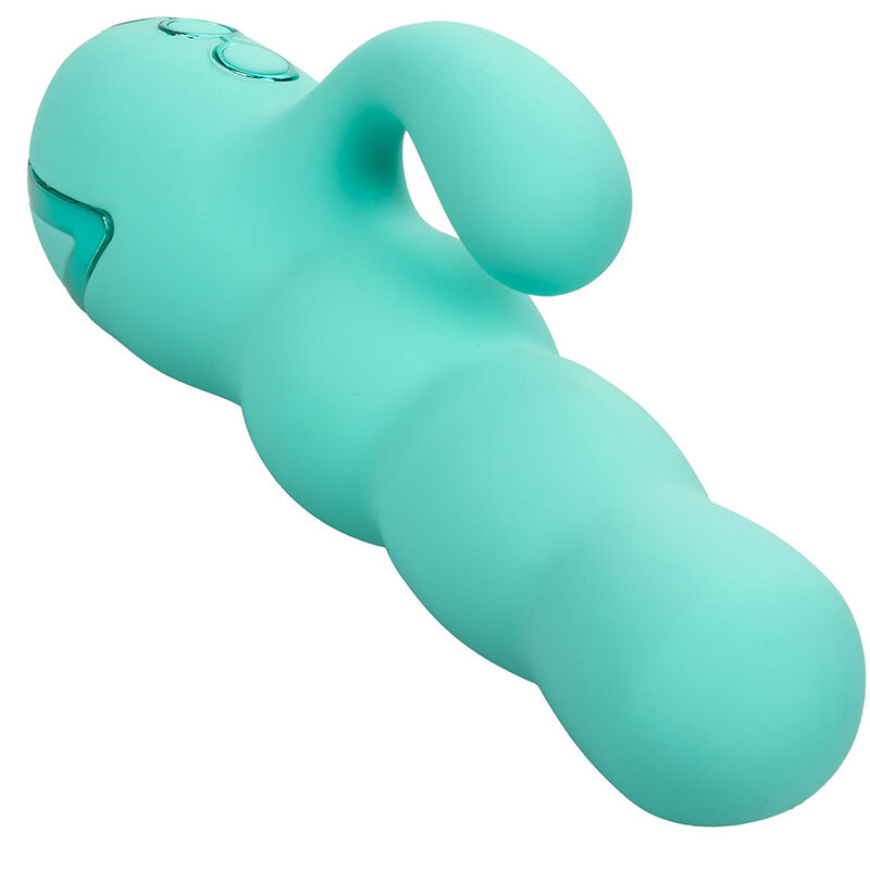 CALEXOTICS - DEL MAR DIVA VIBRADOR RABBIR AQUA GREEN BY CALIFORNIA DREAMING