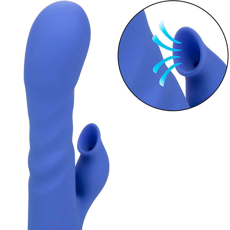 CALEXOTICS - L.A LOVE VIBRATOR & SUCTION BLUE BY CALIFORNIA DREAMING