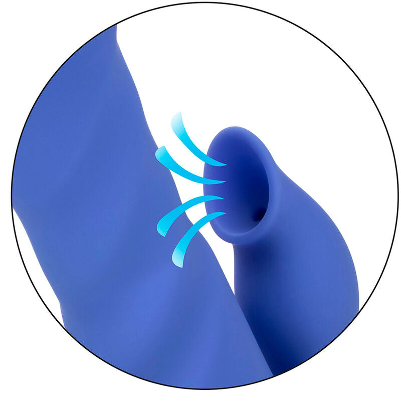 CALEXOTICS - L.A LOVE VIBRATOR & SUCTION BLUE BY CALIFORNIA DREAMING