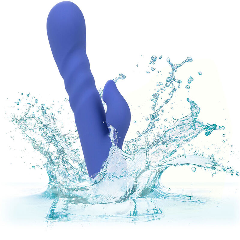 CALEXOTICS - L.A LOVE VIBRATOR & SUCTION BLUE BY CALIFORNIA DREAMING