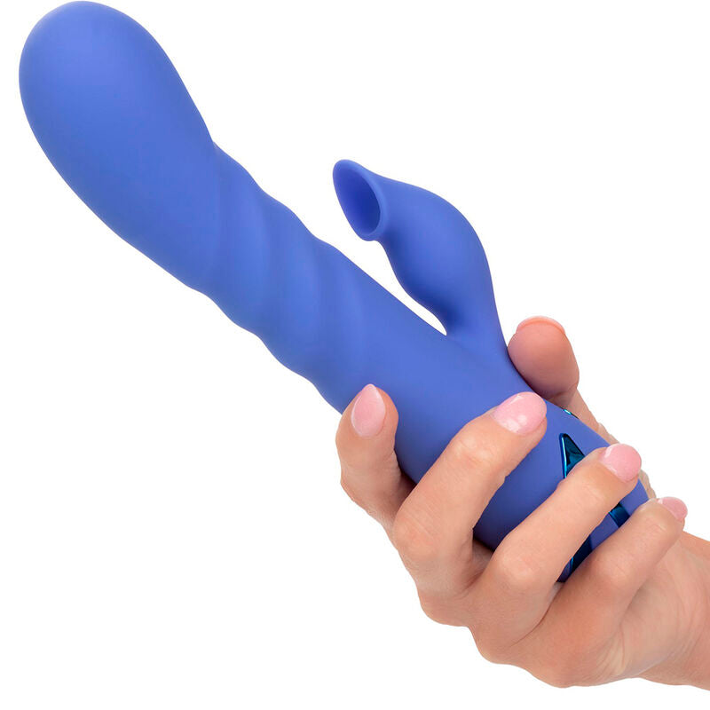 CALEXOTICS - L.A LOVE VIBRATOR & SUCTION BLUE BY CALIFORNIA DREAMING
