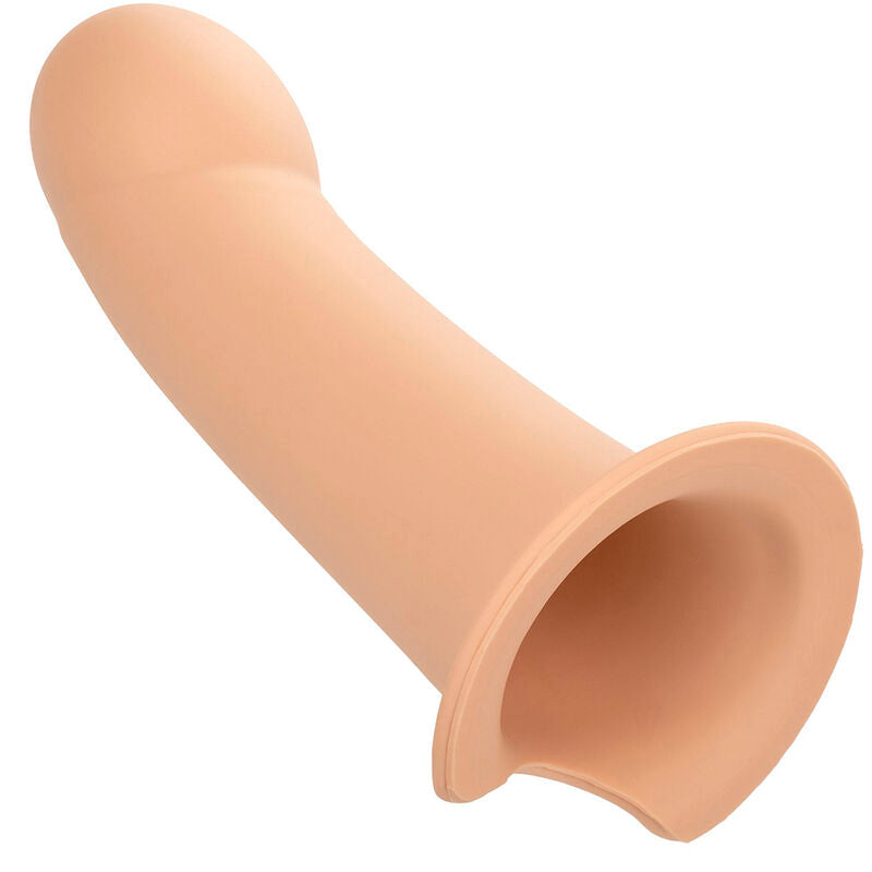 CALEXOTICS - EXTENSIÓN PERFORMANCE MAXX CON ARNÉS PIEL CLARA