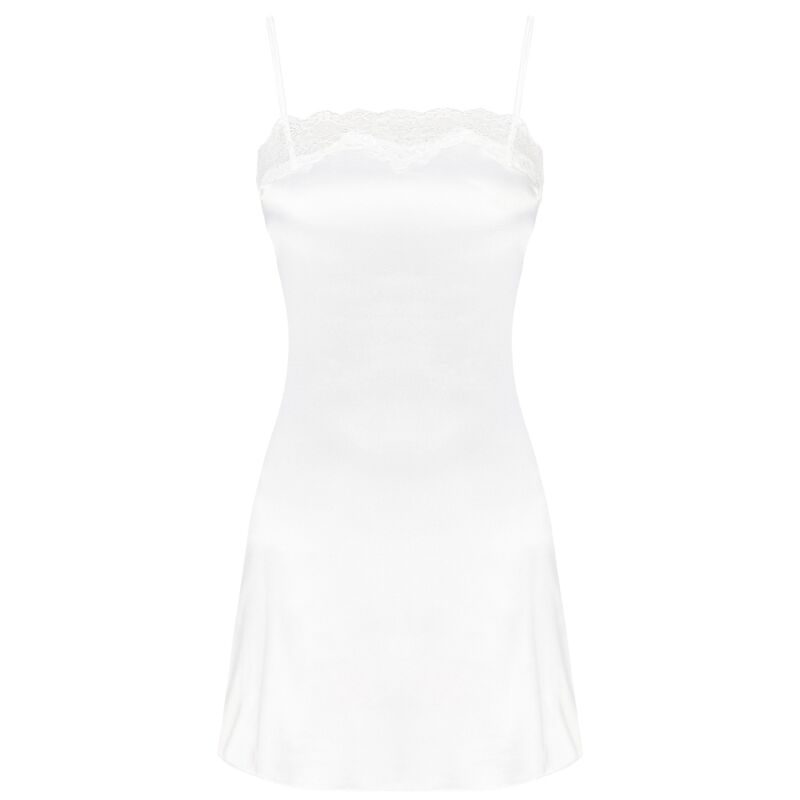 LIVCO CORSETTI FASHION - JACQUELINE LC 90249 DRESSING GOWN + SHIRT + PANTY ECRU L/XL