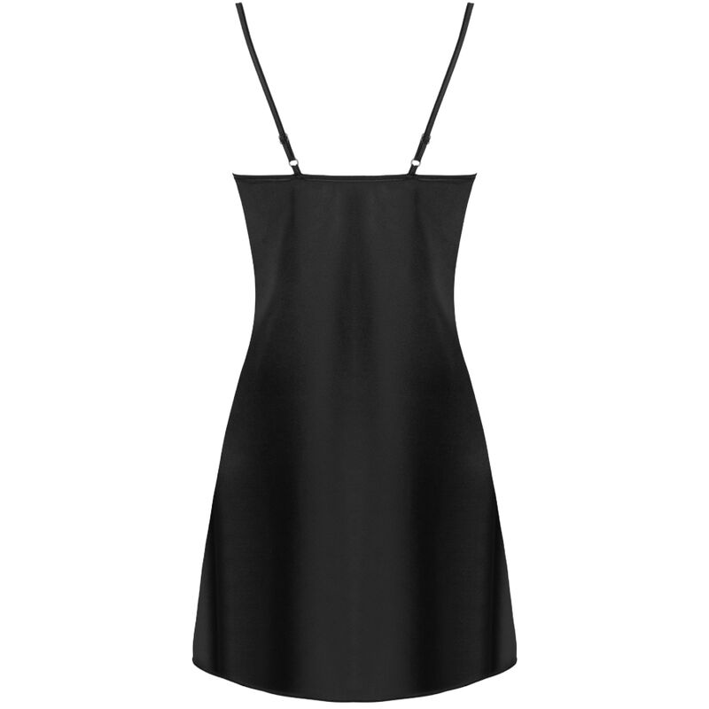 LIVCO CORSETTI FASHION - JACQUELINE LC 90249 DRESSING GOWN + SHIRT + PANTY BLACK L/XL