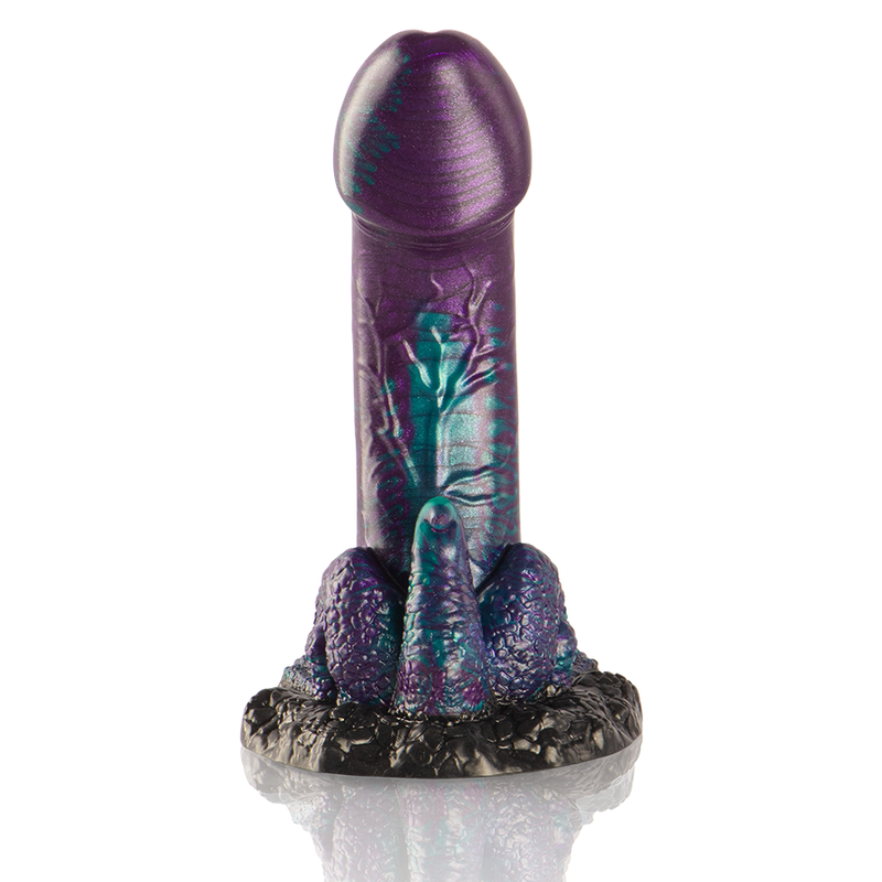 EPIC - DILDO DE BASILISCO DUPLO PRAZER ESCAMOSO TAMANHO PEQUENO