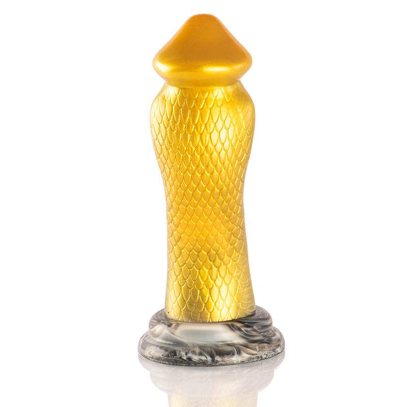 ÉPICO - DILDO DRAKON COBRA AMARELA