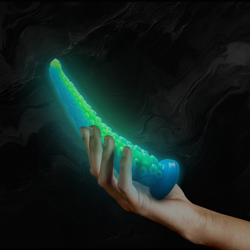 EPIC - SCYLLA DILDO FLUORESCENTE COM TENTÁCULOS FINOS - TAMANHO PEQUENO