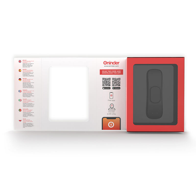 ONINDER - MANILA PANTY VIBRADOR RECARREGÁVEL 9 VELOCIDADES 9,6 CM X 2,6 CM - APLICAÇÃO GRATUITA