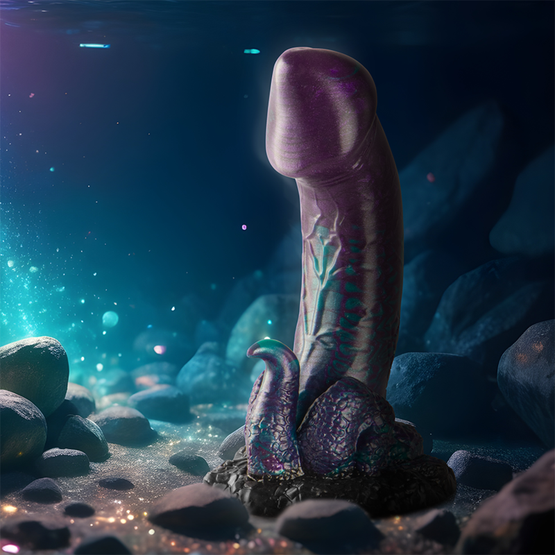 EPIC - DILDO DE BASILISCO DUPLO PRAZER ESCAMOSO TAMANHO PEQUENO