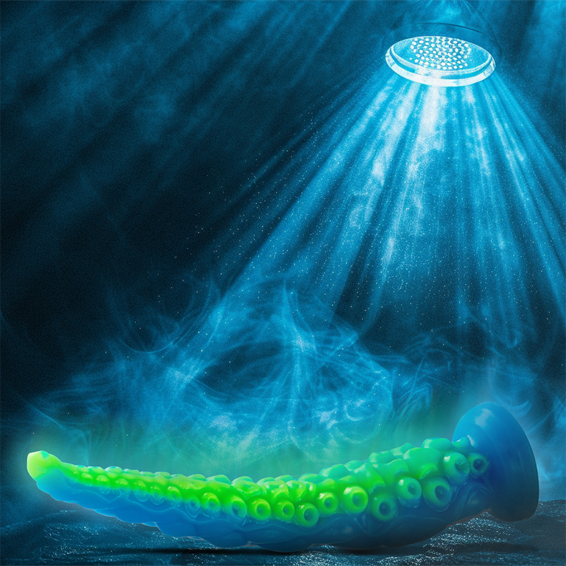 EPIC - SCYLLA DILDO FLUORESCENTE COM TENTÁCULOS FINOS TAMANHO GRANDE