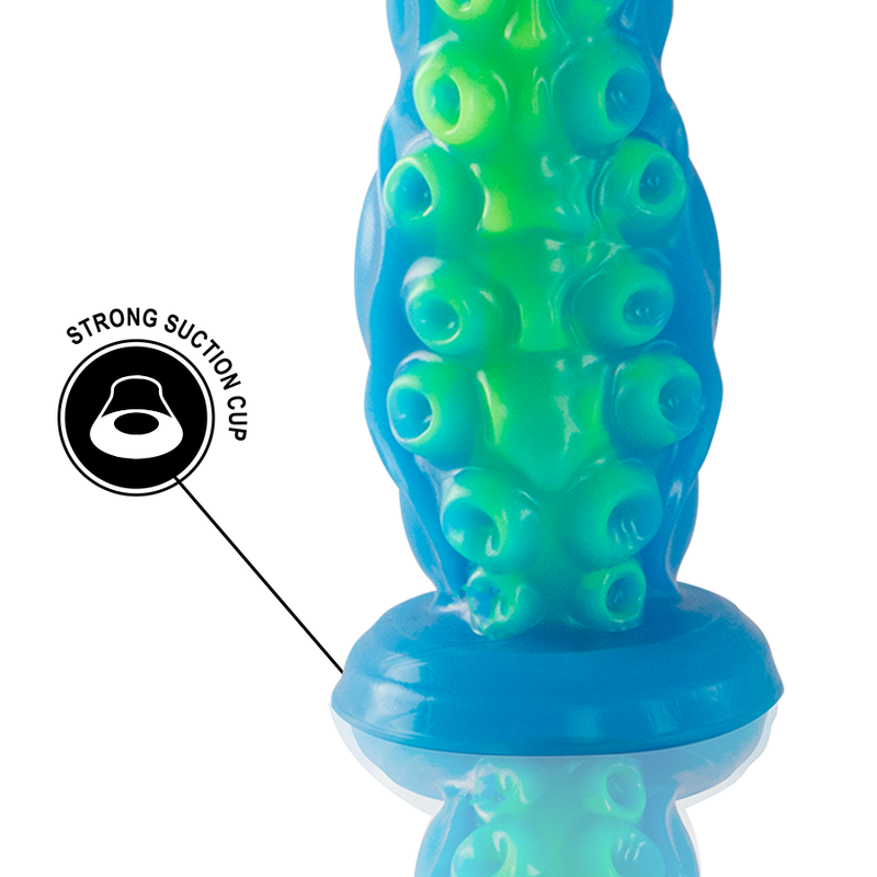 EPIC - SCYLLA DILDO FLUORESCENTE COM TENTÁCULOS FINOS - TAMANHO PEQUENO