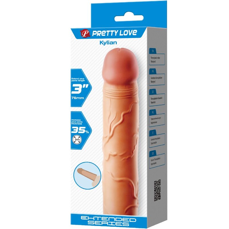 PRETTY LOVE - FUNDA PARA EXTENSOR DE PENE KYLIAN COLOR CARNE